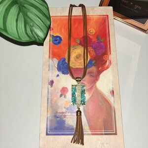 BOHEMIAN PENDANT NECKLACE WITH TASSEL